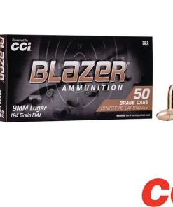 CCI Blazer 9mm 124gr. FMJ 1000rds