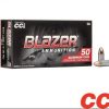 CCI Blazer Aluminum Case 9mm 115gr. FMJ 50rds