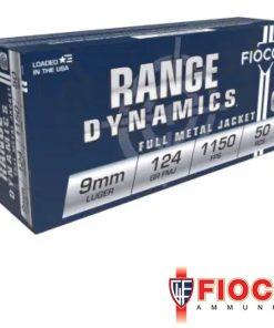 Fiocchi 9mm 124gr FMJ (50rds & 1000rds)