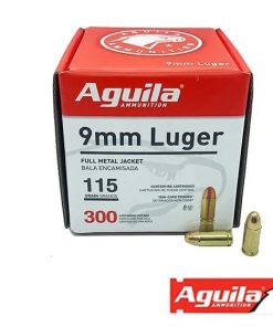 Aguila 9mm 115gr. FMJ (300rds & 1200rds)