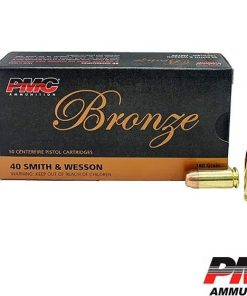 PMC Bronze .40 S&W 180gr. FMJ-FP (50rds & 1000rds)