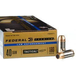 Federal Premium .40 S&W 180gr HST JHP 50rds