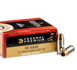 Federal Premium Hydra-Shok .40 S&W 165gr  JHP 500rds