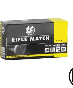 RWS Match .22LR 40gr. LRN 50rds