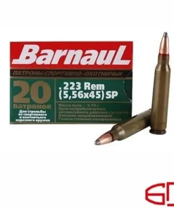 Barnaul .223 Rem 62gr. SP (20rds & 500rds)