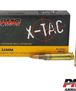 PMC X-Tac 5.56 NATO 55gr. FMJ-BT (20rds & 500rds)