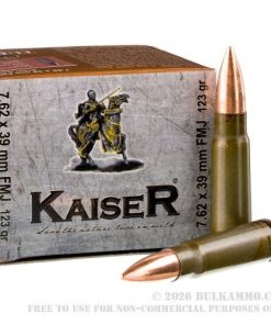 Kaiser 7.62x39mm123gr FMJ 20rds