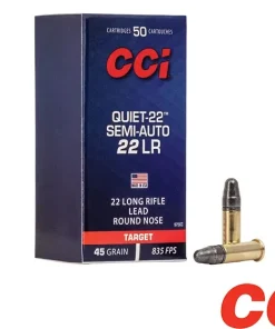 CCI Quiet-22 .22LR 45gr. LRN (500rds & 5000rds)