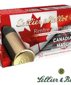 Sellier & Bellot Canadian Match Standard .22LR 40gr. LRN (50rds & 5000rds)