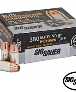 Sig Sauer Elite V-Crown .380 ACP 90gr. JHP 20rds