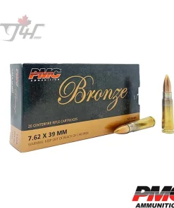 PMC Bronze 7.62×39 123gr. FMJ (20rds & 500rds)