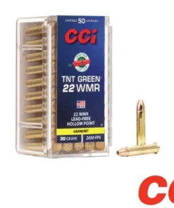 CCI TNT Green .22 WMR 30gr. HP 50rds