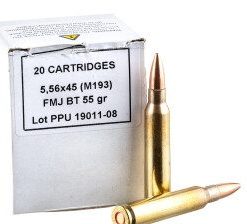 Prvi Partizan 5.56x45 55gr FMJBT M193 20rds