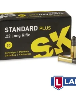 Lapua SK Standard Plus .22LR 40gr. LRN (50rds & 500rds)