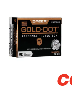 CCI Speer Gold Dot .380 ACP 90gr. HP (20rds & 200rds)